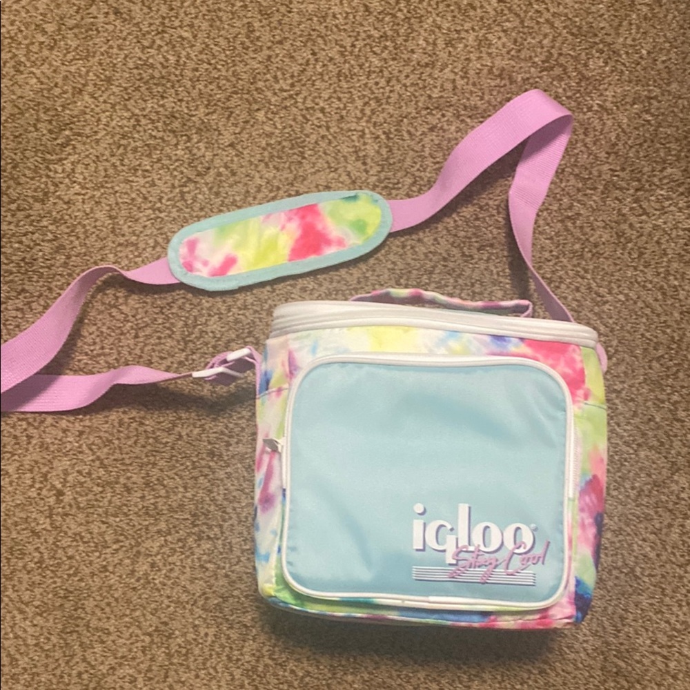 New retro igloo lunch bag